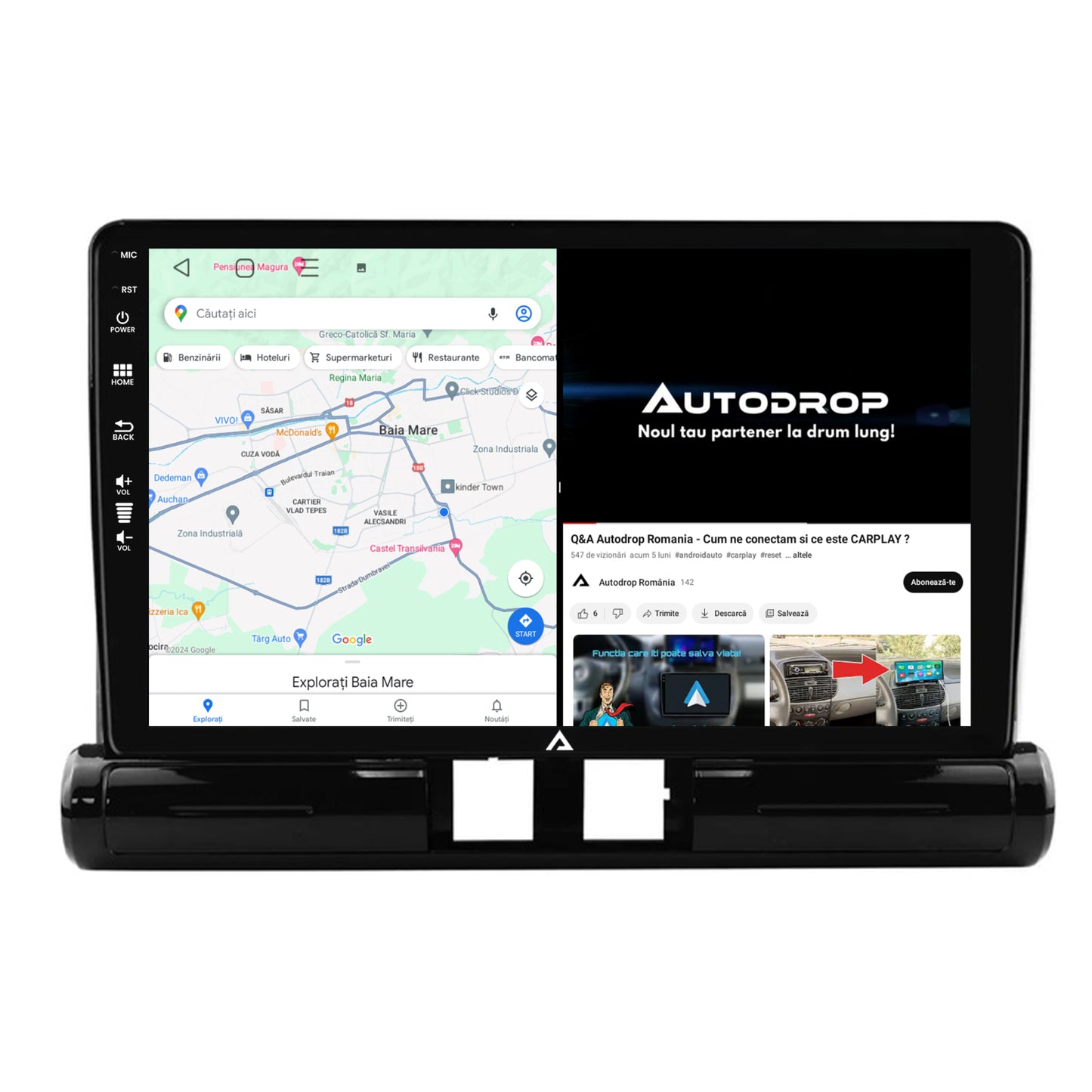 Navigatie Citroen C3 Low-V (2024+) Android, P-Octacore / 2GB RAM + 32GB ROM, 9 Inch - AD-BGP9002+AD-BGRKIT246