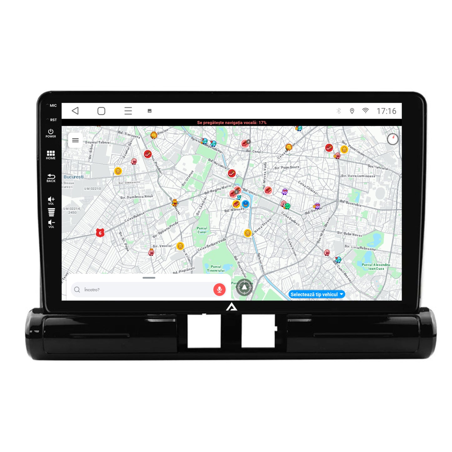 Navigatie Citroen C3 Low-V (2024+) Android, P-Octacore / 2GB RAM + 32GB ROM, 9 Inch - AD-BGP9002+AD-BGRKIT246