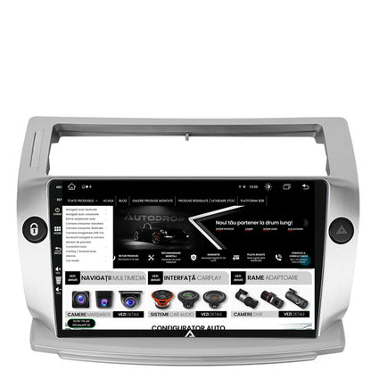 Navigatie Citroen C4 (2004-2014), Android, Z-Octacore / 8GB RAM + 256GB ROM, 9 Inch - AD-BGZ9008+AD-BGRKIT346