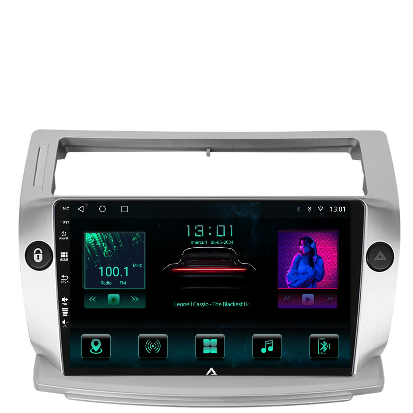 Navigatie Citroen C4 (2004-2014), Android, A-Octacore / 4GB RAM + 64GB ROM, 9 Inch - AD-BGA9004+AD-BGRKIT346