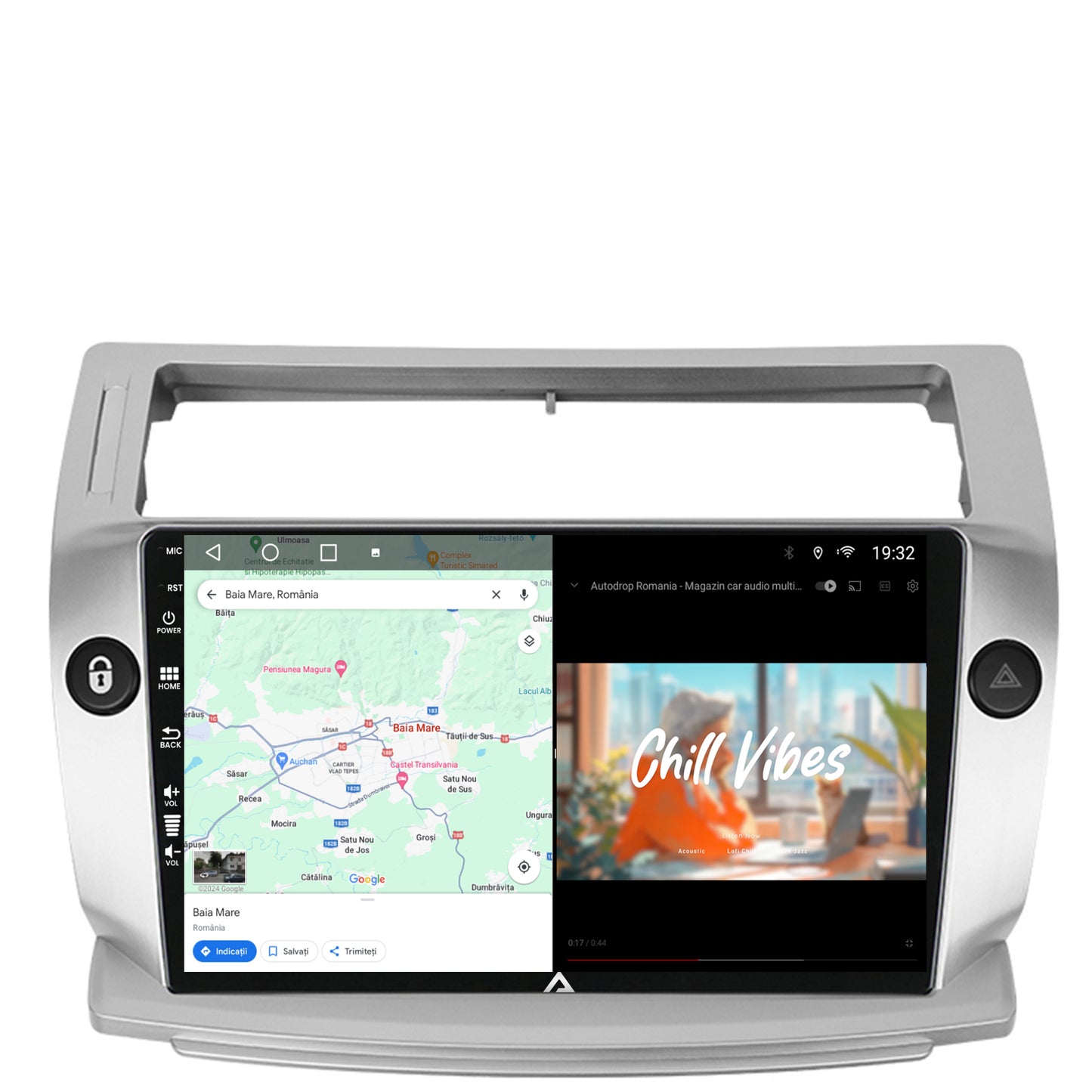 Navigatie Citroen C4 (2004-2014), Android, A-Octacore / 4GB RAM + 64GB ROM, 9 Inch - AD-BGA9004+AD-BGRKIT346