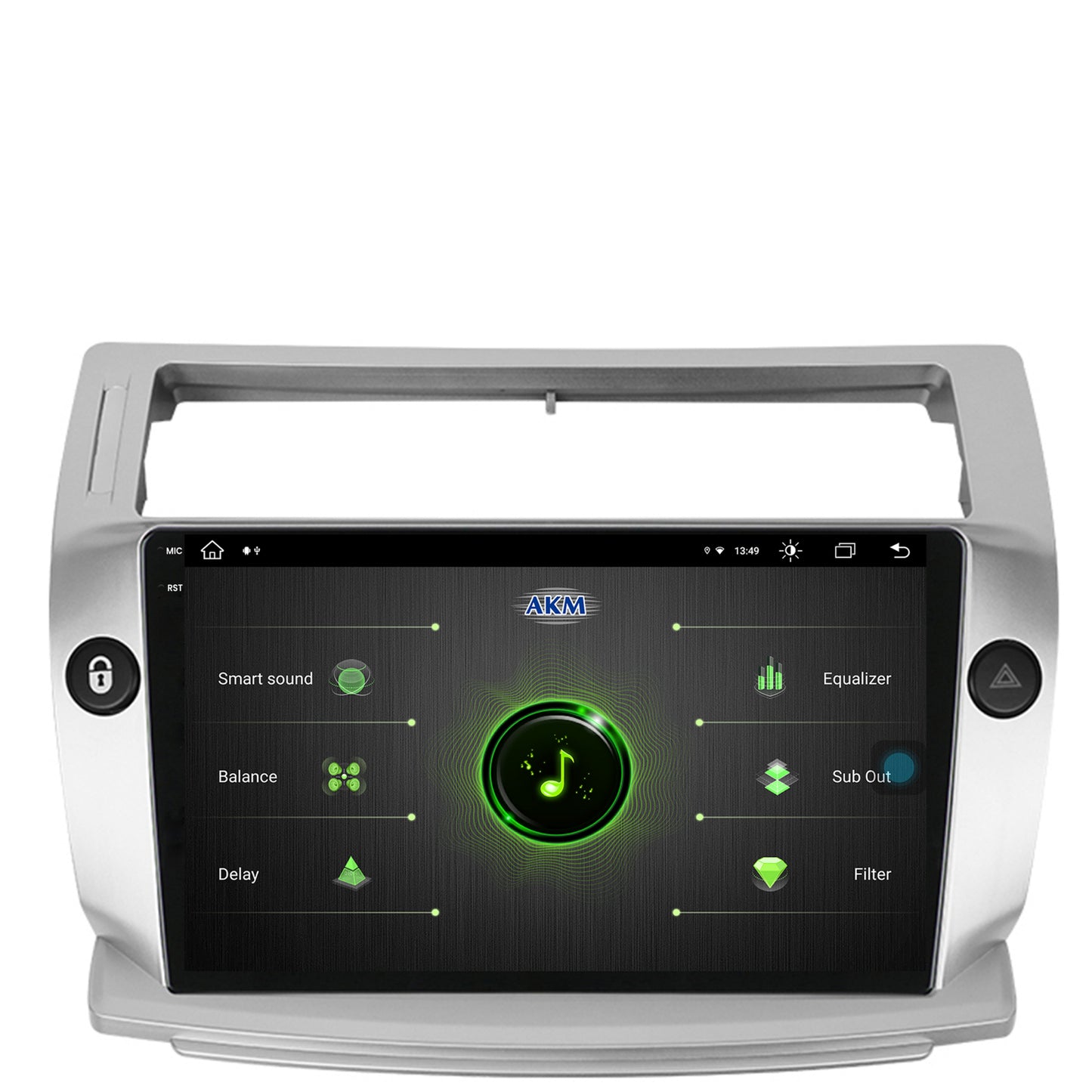 Navigatie Citroen C4 (2004-2014), Android, V-Octacore / 4GB RAM + 64GB ROM, 9.5 Inch - AD-BGV9004+AD-BGRKIT346