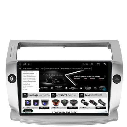Navigatie Citroen C4 (2004-2014), Android, V-Octacore / 4GB RAM + 64GB ROM, 9.5 Inch - AD-BGV9004+AD-BGRKIT346