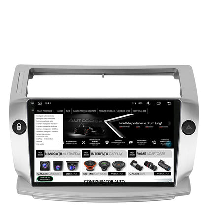 Navigatie Citroen C4 (2004-2014), Android, X-Octacore / 8GB RAM + 256GB ROM, 9.5 Inch - AD-BGX9008+AD-BGRKIT346
