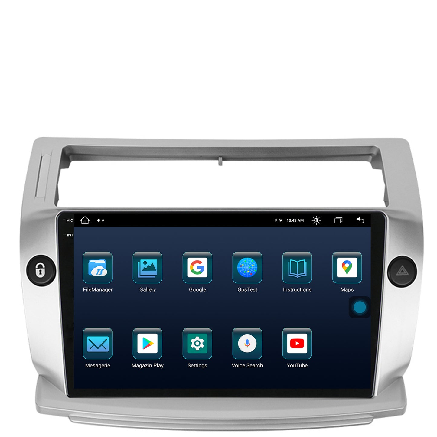 Navigatie Citroen C4 (2004-2014), Android, X-Octacore / 8GB RAM + 256GB ROM, 9.5 Inch - AD-BGX9008+AD-BGRKIT346