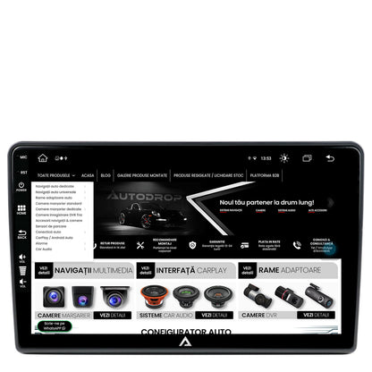 Navigatie Opel Vivaro / Renault Trafic / Nissan Primastar (2006-2010), Android, Z-Octacore / 8GB RAM + 256GB ROM, 10.1 Inch - AD-BGZ10008+AD-BGRKIT384