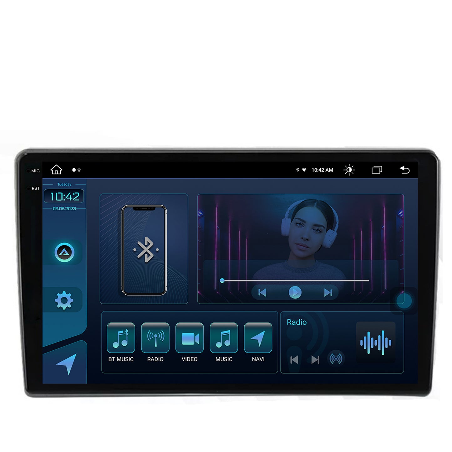 Navigatie Opel Vivaro / Renault Trafic / Nissan Primastar (2006-2010), Android, X-Octacore / 8GB RAM + 256GB ROM, 10.36 Inch - AD-BGX10008+AD-BGRKIT384