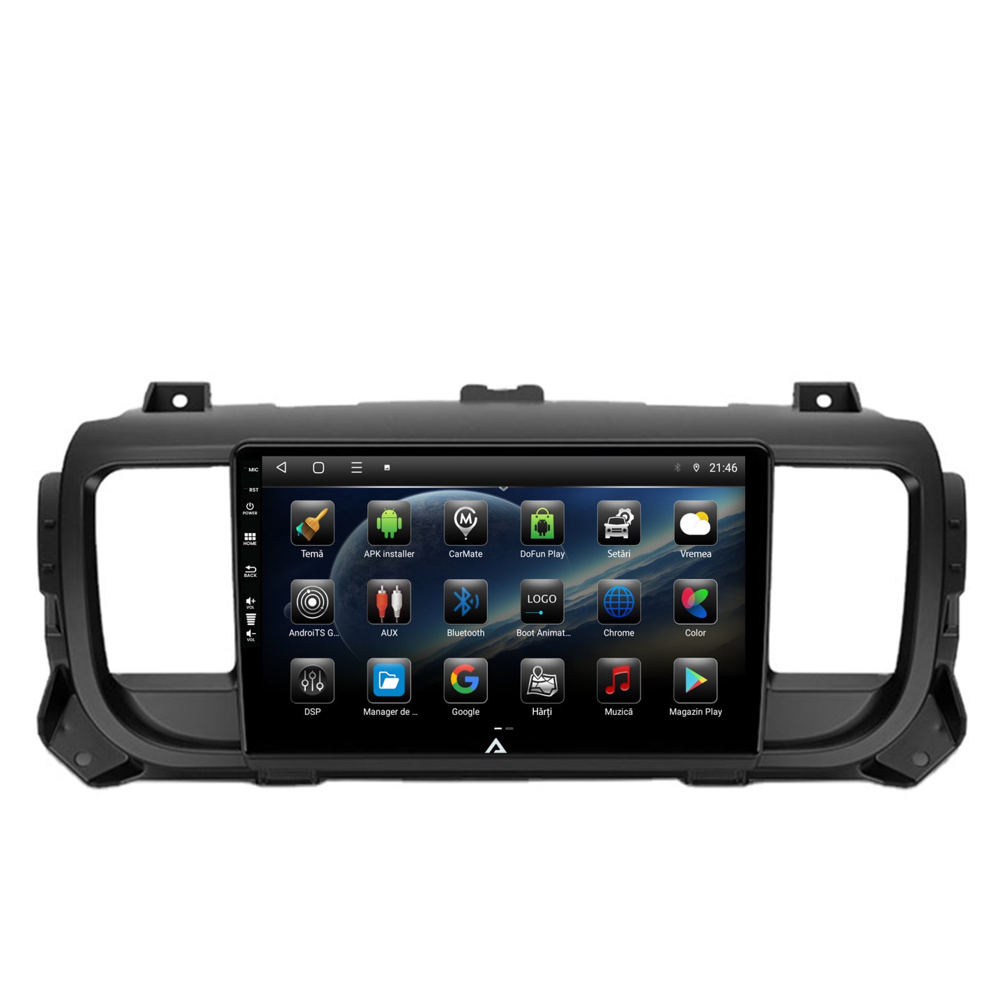 Navigatie Citroen Jumpy / Peugeot Expert (2017-2021), Android, E-Octacore / 2GB RAM + 32GB ROM, 9 Inch - AD-BGE9002+AD-BGRKIT348