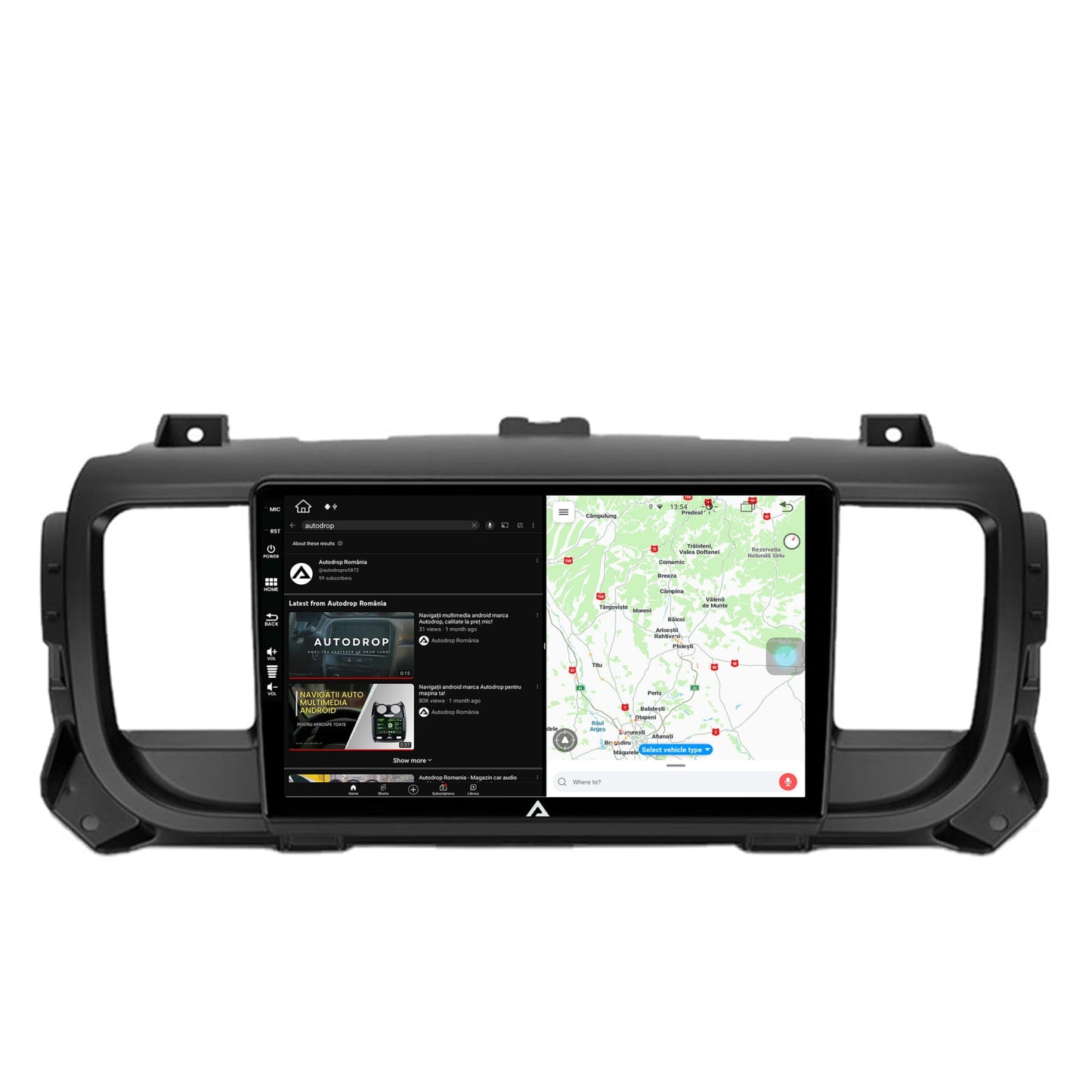 Navigatie Citroen Jumpy / Peugeot Expert (2017-2021), Android, Z-Octacore / 8GB RAM + 256GB ROM, 9 Inch - AD-BGZ9008+AD-BGRKIT348