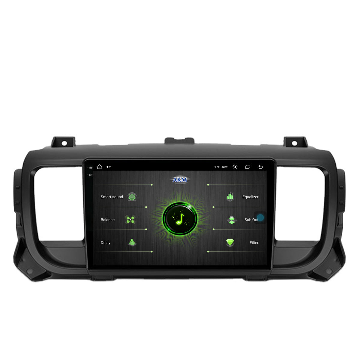 Navigatie Citroen Jumpy / Peugeot Expert (2017-2021), Android, V-Octacore / 4GB RAM + 64GB ROM, 9.5 Inch - AD-BGV9004+AD-BGRKIT348