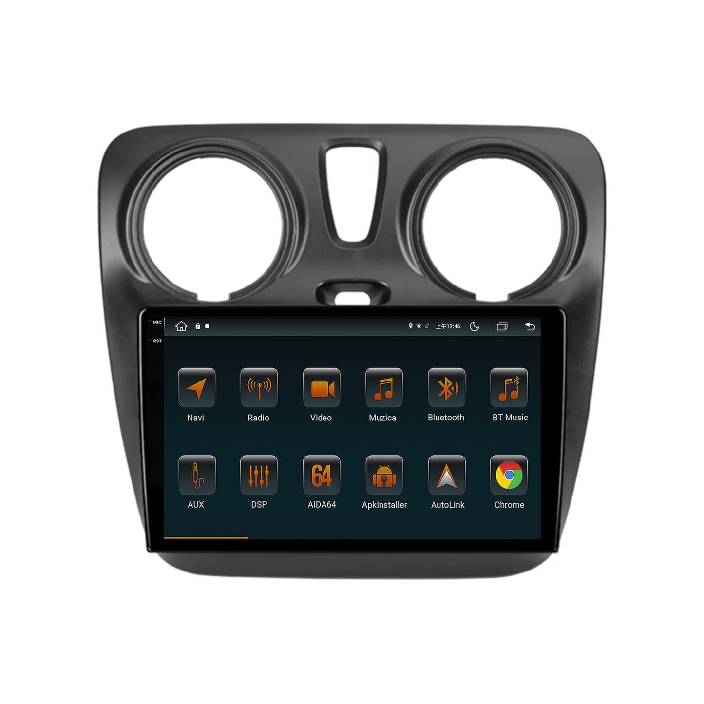 Navigatie Dacia Dokker / Lodgy, Android, V-Octacore / 4GB RAM + 64GB ROM, 9.5 Inch - AD-BGV9004+AD-BGRKIT376V2