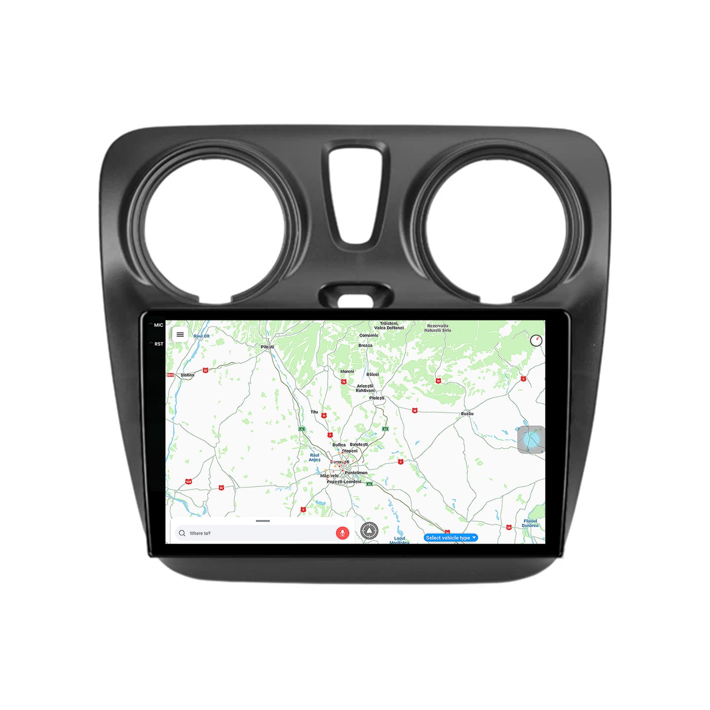 Navigatie Dacia Dokker / Lodgy, Android, X-Octacore / 8GB RAM + 256GB ROM, 9.5 Inch - AD-BGX9008+AD-BGRKIT376V2