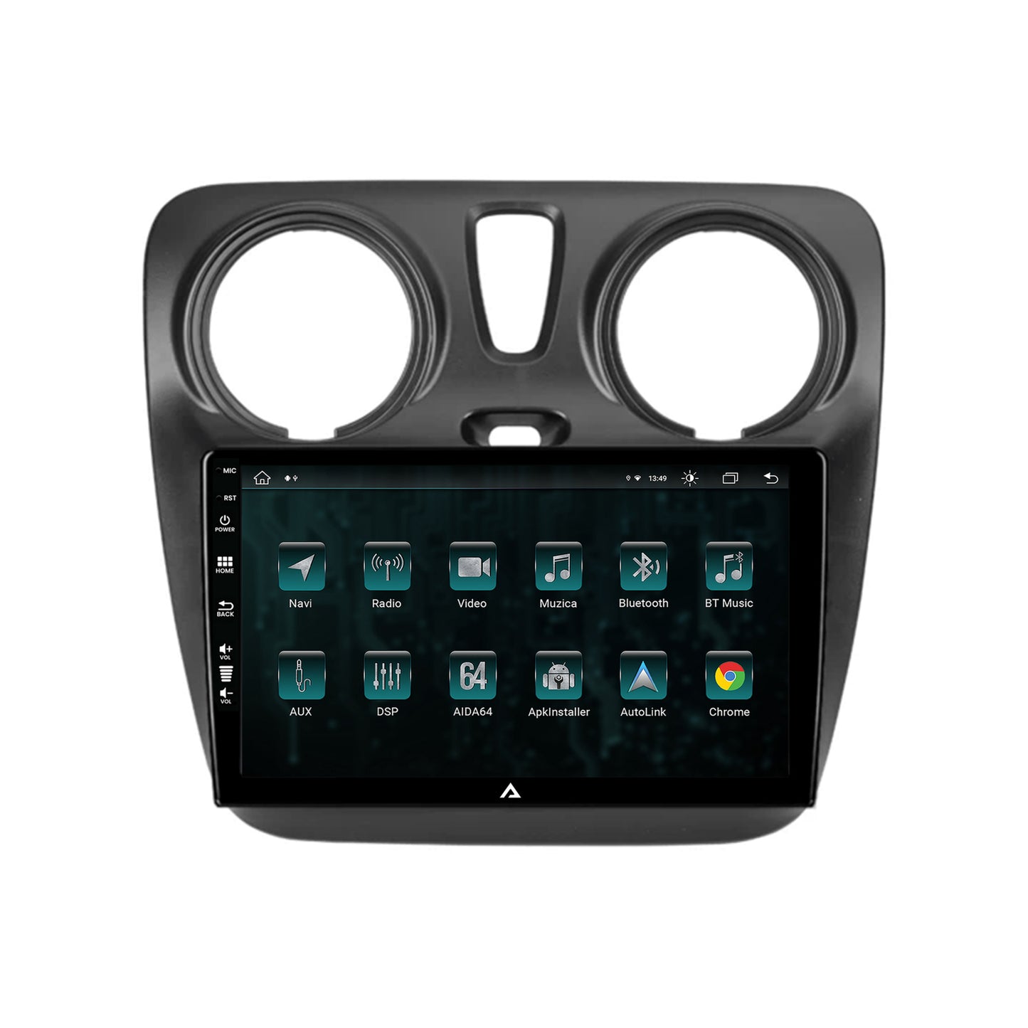 Navigatie Dacia Dokker / Lodgy, Android, Z-Octacore / 8GB RAM + 256GB ROM, 9 Inch - AD-BGZ9008+AD-BGRKIT375V2