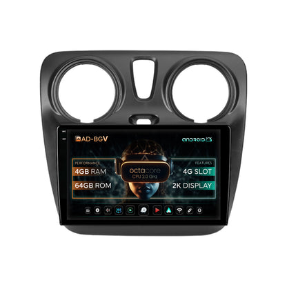 Navigatie Dacia Dokker / Lodgy, Android, V-Octacore / 4GB RAM + 64GB ROM, 9.5 Inch - AD-BGV9004+AD-BGRKIT376V2