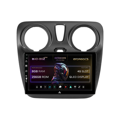 Navigatie Dacia Dokker / Lodgy, Android, Z-Octacore / 8GB RAM + 256GB ROM, 9 Inch - AD-BGZ9008+AD-BGRKIT375V2