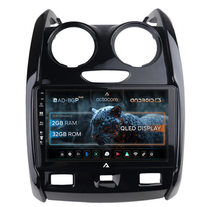Navigatie Dacia Duster (2012-2019), Android, P-Octacore / 2GB RAM + 32GB ROM, 9 Inch - AD-BGP9002+AD-BGRKIT366V2