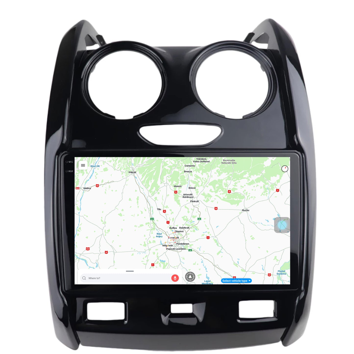Navigatie Dacia Duster (2012-2019), Android, X-Octacore / 8GB RAM + 256GB ROM, 9.5 Inch - AD-BGX9008+AD-BGRKIT366V2