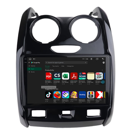Navigatie Dacia Duster (2012-2019), Android, X-Octacore / 8GB RAM + 256GB ROM, 9.5 Inch - AD-BGX9008+AD-BGRKIT366V2