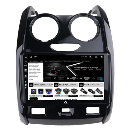 Navigatie Dacia Duster (2012-2019), Android, Z-Octacore / 8GB RAM + 256GB ROM, 9 Inch - AD-BGZ9008+AD-BGRKIT366V2