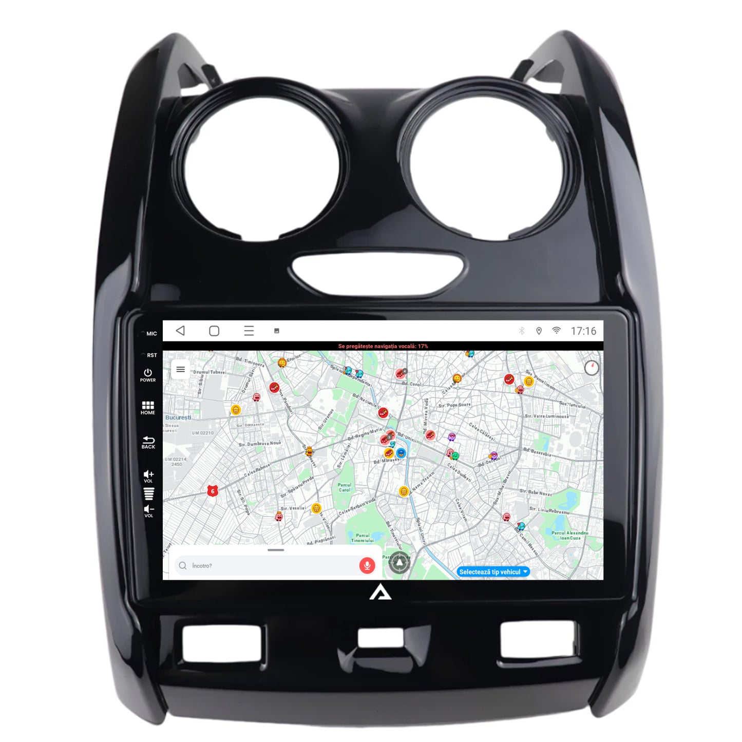 Navigatie Dacia Duster (2012-2021), Android, E-Octacore / 2GB RAM + 32GB ROM, 9 Inch - AD-BGE9002+AD-BGRKIT366V2