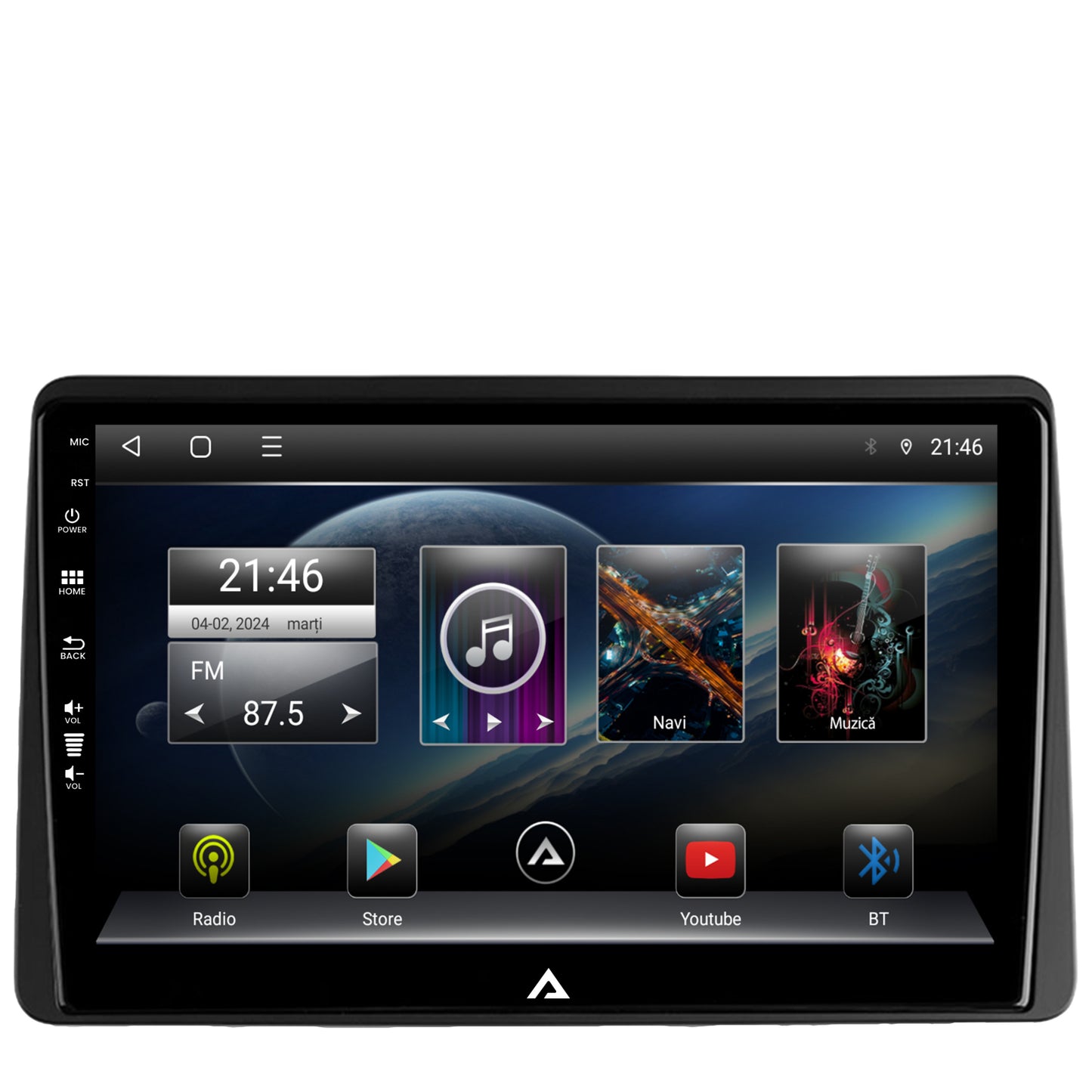 Navigatie Dacia Duster (2018-2021), Android, P-Octacore / 2GB RAM + 32GB ROM, 10.1 Inch - AD-BGP10002+AD-BGRKIT374