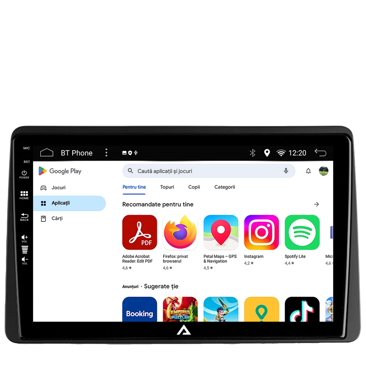 Navigatie Dacia Duster (2018-2021), Android, A-Octacore / 4GB RAM + 64GB ROM, 10.1 Inch - AD-BGA10004+AD-BGRKIT374