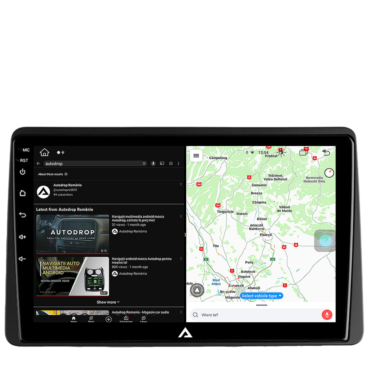 Navigatie Dacia Duster (2018-2021), Android, Z-Octacore / 8GB RAM + 256GB ROM, 10.1 Inch - AD-BGZ10008+AD-BGRKIT374