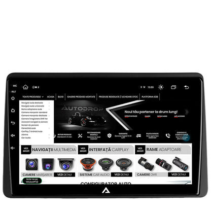 Navigatie Dacia Duster (2018-2021), Android, Z-Octacore / 8GB RAM + 256GB ROM, 10.1 Inch - AD-BGZ10008+AD-BGRKIT374