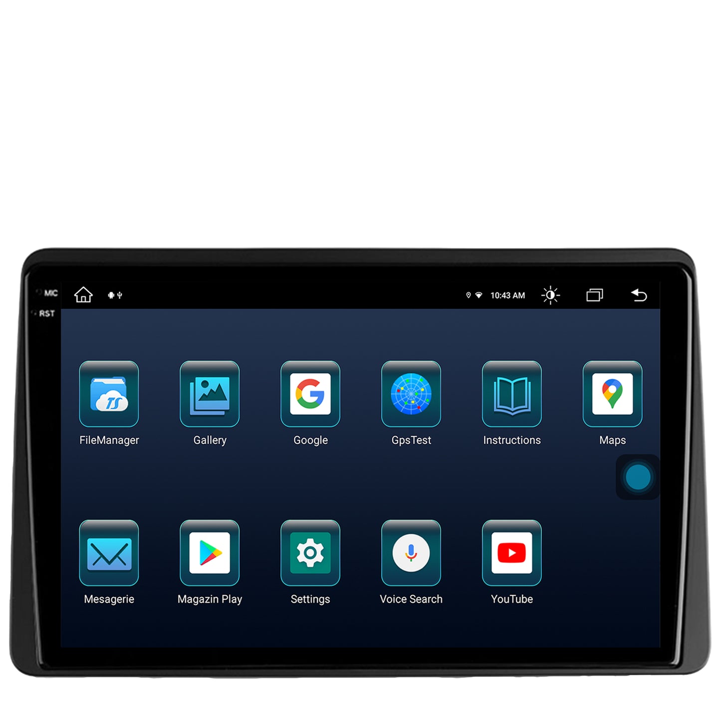 Navigatie Dacia Duster (2018-2021), Android, X-Octacore / 8GB RAM + 256GB ROM, 10.36 Inch - AD-BGX10008+AD-BGRKIT374