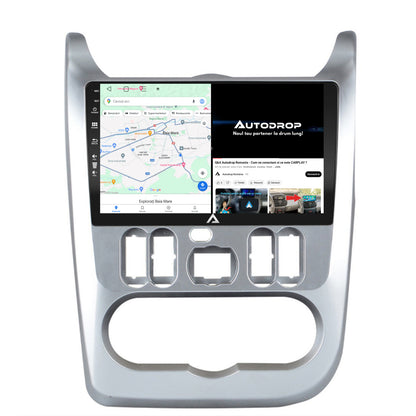 Navigatie Dacia Logan / Duster / Sandero (2008-2013), Android, P-Octacore / 2GB RAM + 32GB ROM, 9 Inch - AD-BGP9002+AD-BGRKIT367
