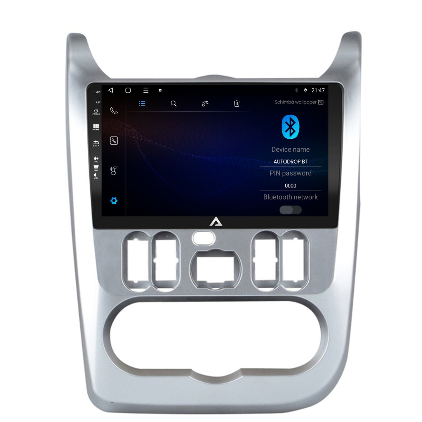 Navigatie Dacia Logan / Duster / Sandero (2008-2013), Android, P-Octacore / 2GB RAM + 32GB ROM, 9 Inch - AD-BGP9002+AD-BGRKIT367