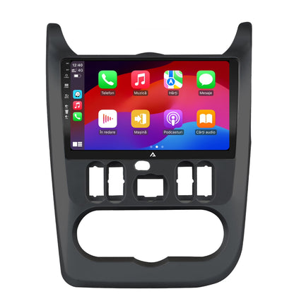 Navigatie Dacia Logan / Duster / Sandero (2008-2013), Android, P-Octacore / 2GB RAM + 32GB ROM, 9 Inch - AD-BGP9002+AD-BGRKIT367B