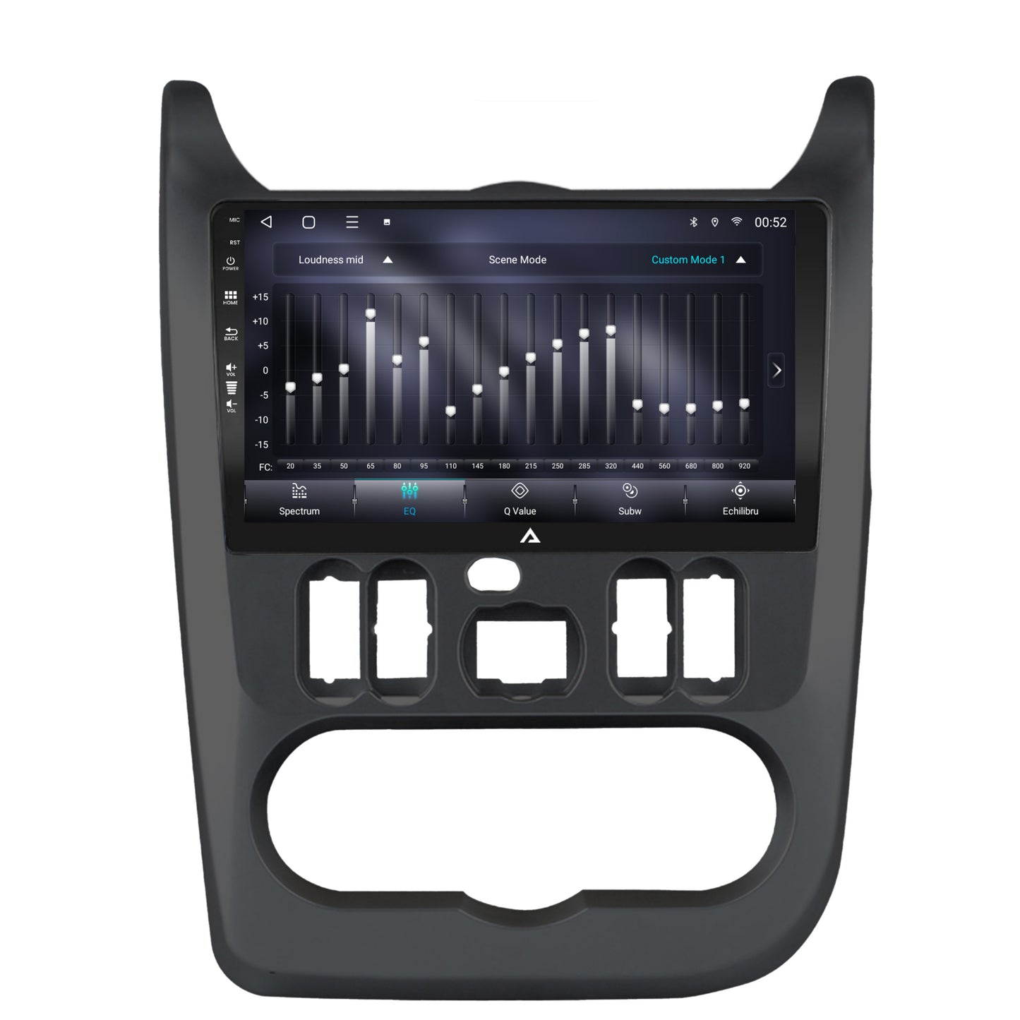Navigatie Dacia Logan / Duster / Sandero (2008-2013), Android, P-Octacore / 2GB RAM + 32GB ROM, 9 Inch - AD-BGP9002+AD-BGRKIT367B