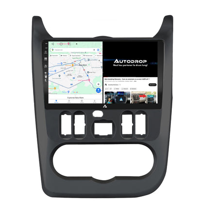 Navigatie Dacia Logan / Duster / Sandero (2008-2013), Android, P-Octacore / 2GB RAM + 32GB ROM, 9 Inch - AD-BGP9002+AD-BGRKIT367B