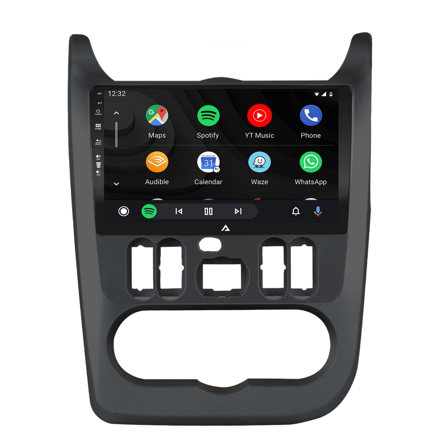 Navigatie Dacia Logan / Duster / Sandero (2008-2013), Android, P-Octacore / 2GB RAM + 32GB ROM, 9 Inch - AD-BGP9002+AD-BGRKIT367B