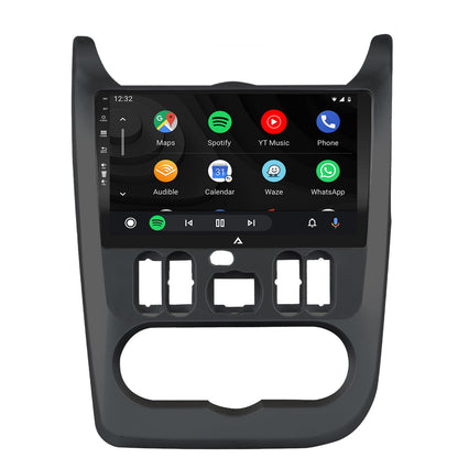 Navigatie Dacia Logan / Duster / Sandero (2008-2013), Android, P-Octacore / 2GB RAM + 32GB ROM, 9 Inch - AD-BGP9002+AD-BGRKIT367B
