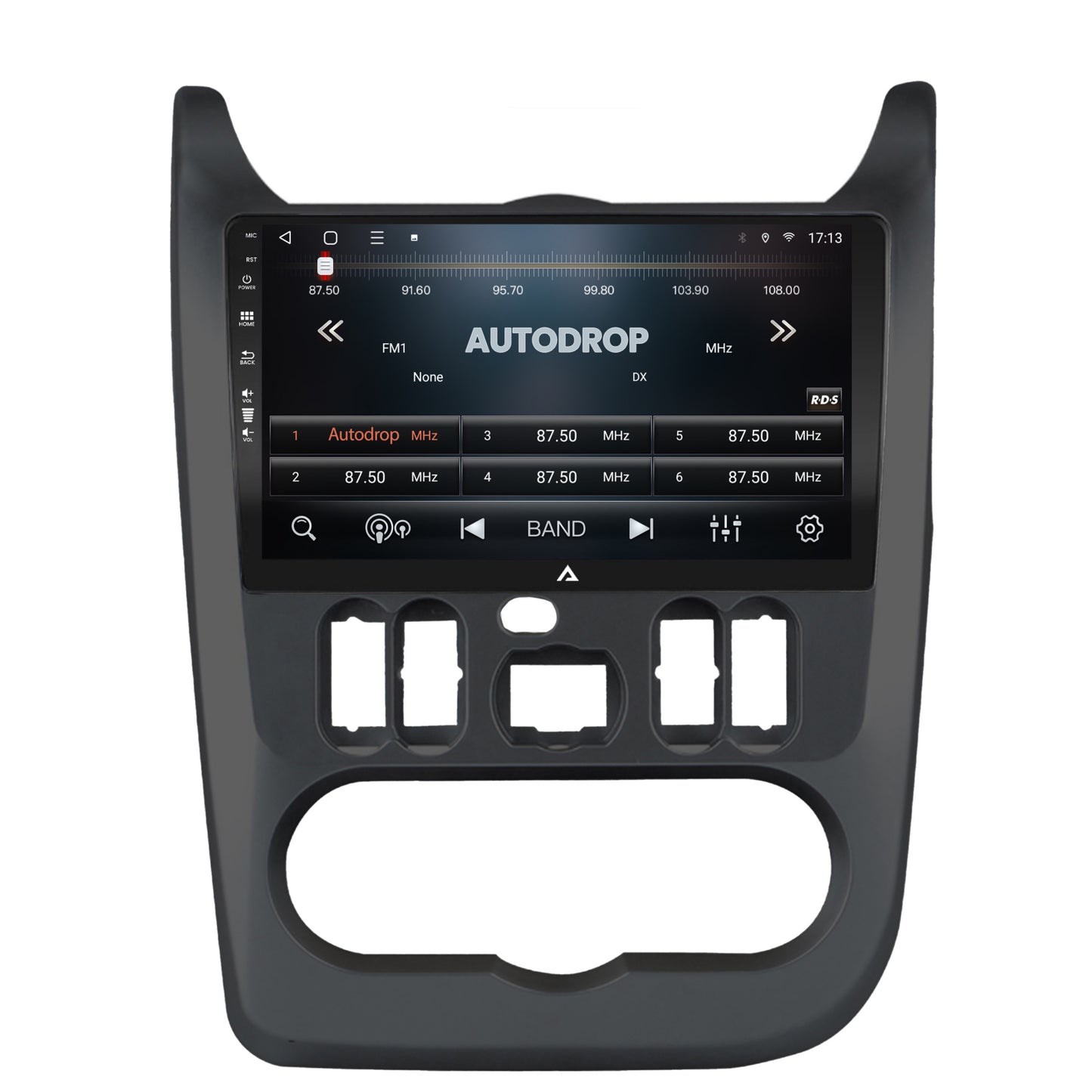 Navigatie Dacia Logan / Duster / Sandero (2008-2013), Android, P-Octacore / 2GB RAM + 32GB ROM, 9 Inch - AD-BGP9002+AD-BGRKIT367B