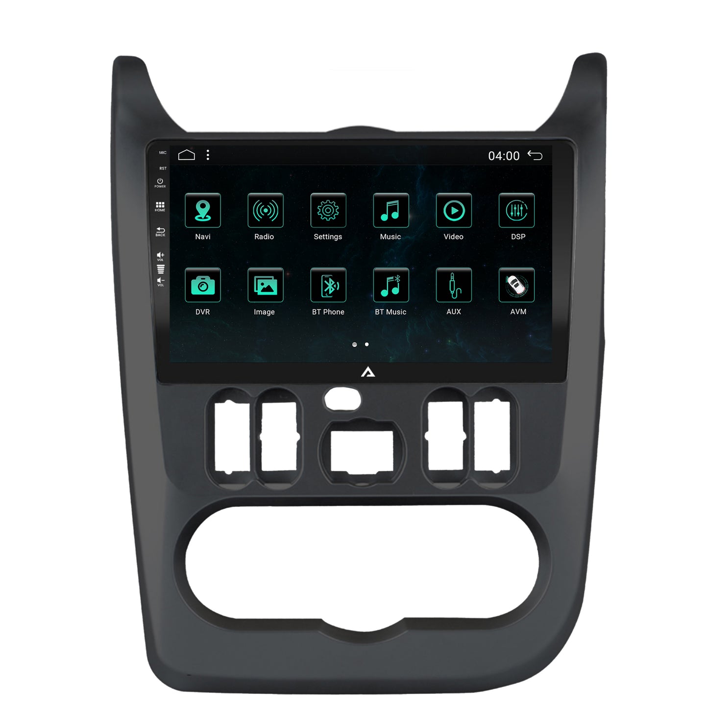 Navigatie Dacia Logan / Duster / Sandero (2009-2013), Android, A-Octacore / 4GB RAM + 64GB ROM, 9 Inch - AD-BGA9004+AD-BGRKIT367B