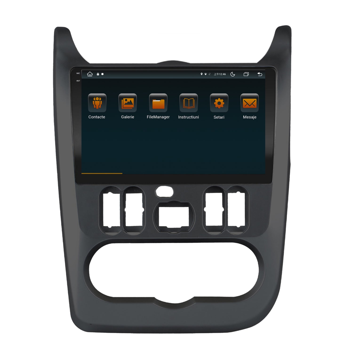 Navigatie Dacia Logan, Duster, Sandero (2009-2013), Android, V-Octacore / 4GB RAM + 64GB ROM, 9.5 Inch - AD-BGV9004+AD-BGRKIT367B