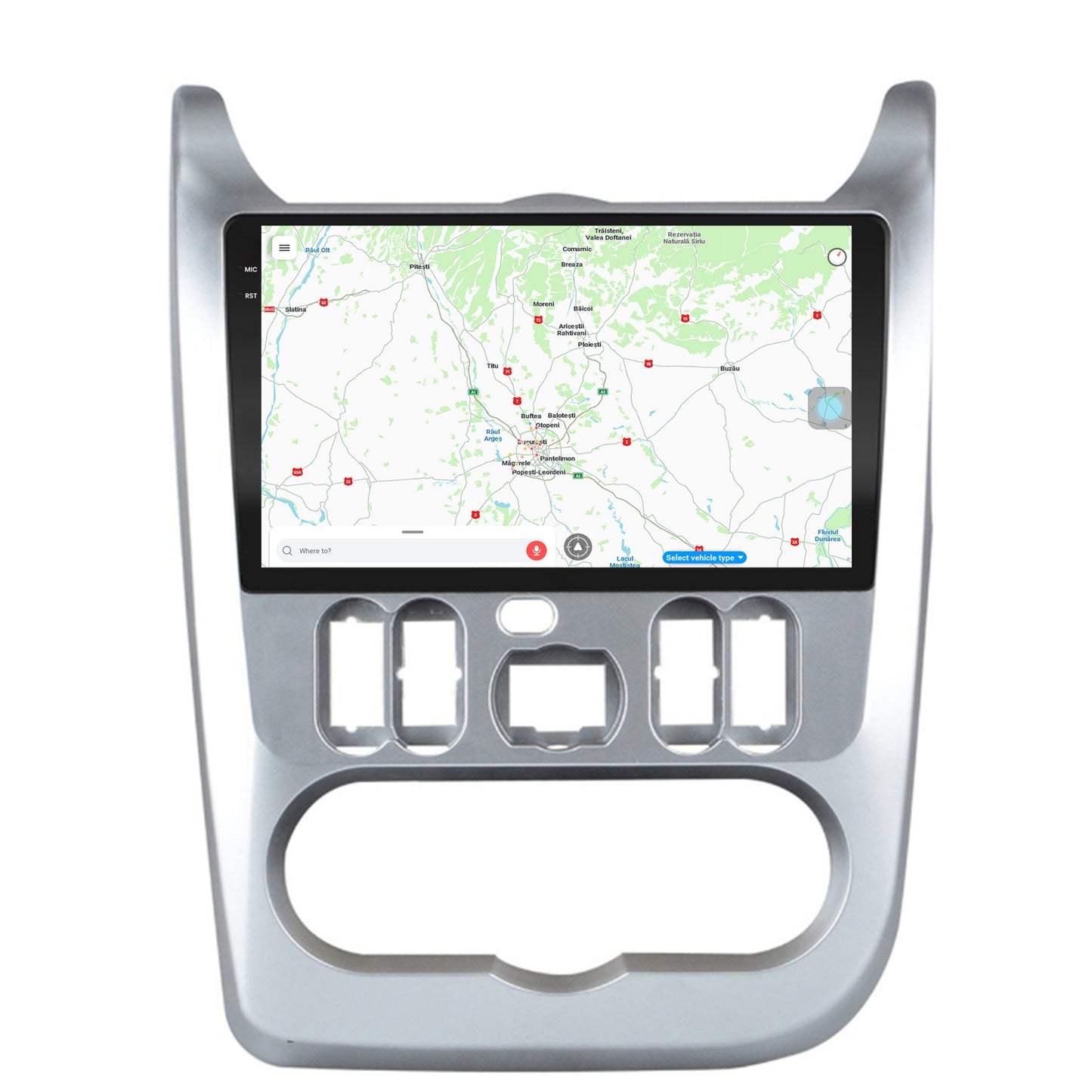 Navigatie Dacia Logan, Duster, Sandero (2009-2013), Android, X-Octacore / 8GB RAM + 256GB ROM, 9.5 Inch - AD-BGX9008+AD-BGRKIT367