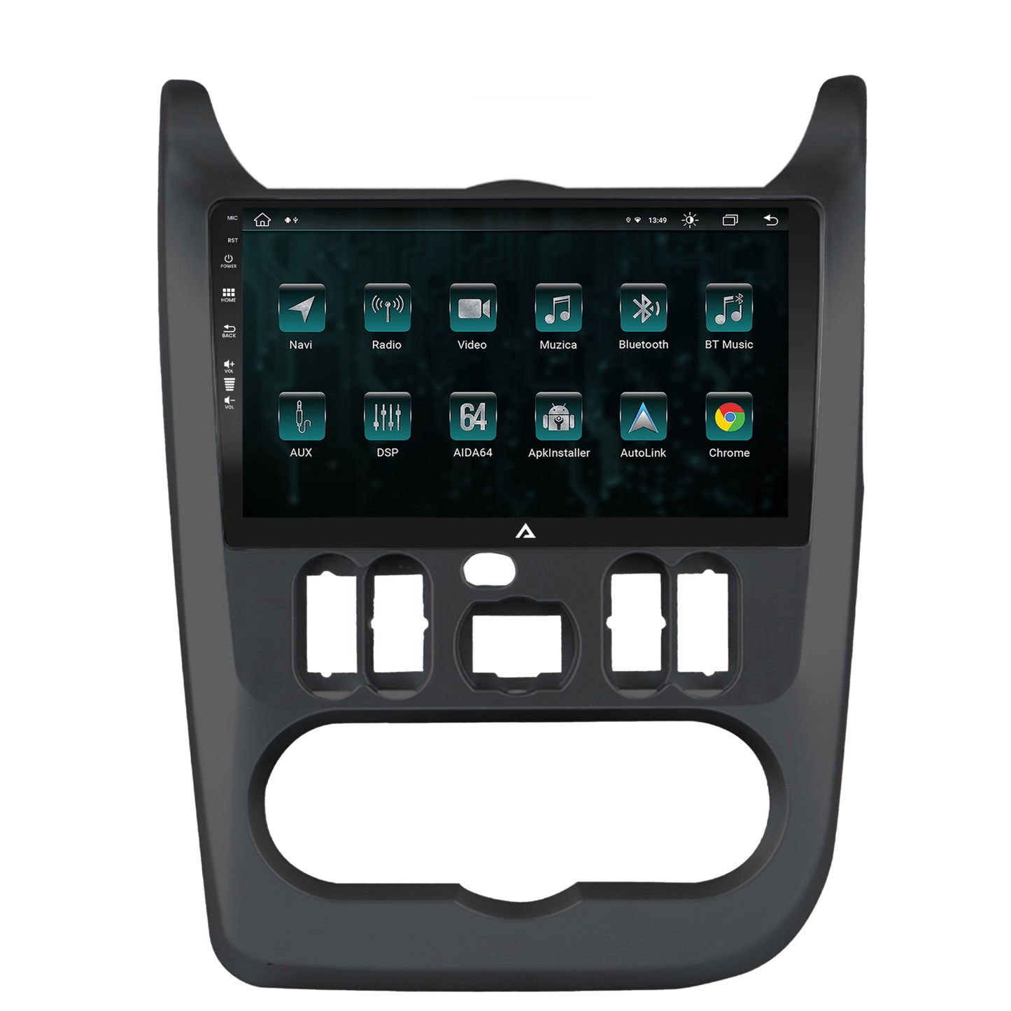 Navigatie Dacia Logan, Duster, Sandero (2009-2013), Android, Z-Octacore / 8GB RAM + 256GB ROM, 9 Inch - AD-BGZ9008+AD-BGRKIT367B