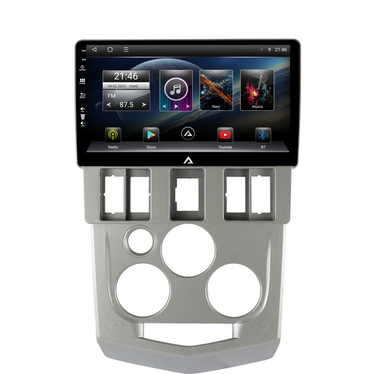 Navigatie Dacia Logan PH1 (2004-2009), Android, E-Octacore / 2GB RAM + 32GB ROM, 9 Inch - AD-BGE9002+AD-BGRKIT368