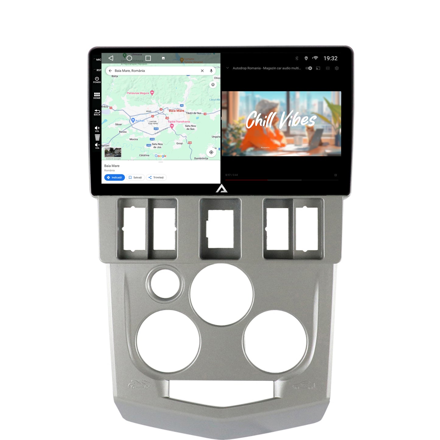 Navigatie Dacia Logan PH1 (2004-2009), Android, A-Octacore / 4GB RAM + 64GB ROM, 9 Inch - AD-BGA9004+AD-BGRKIT368
