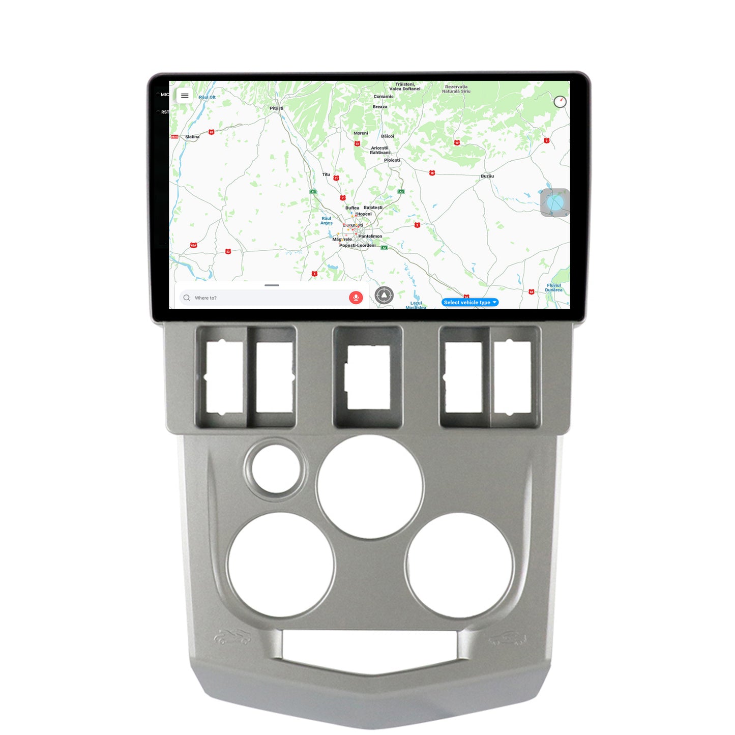Navigatie Dacia Logan PH1 (2004-2009), Android, X-Octacore / 8GB RAM + 256GB ROM, 9.5 Inch - AD-BGX9008+AD-BGRKIT368