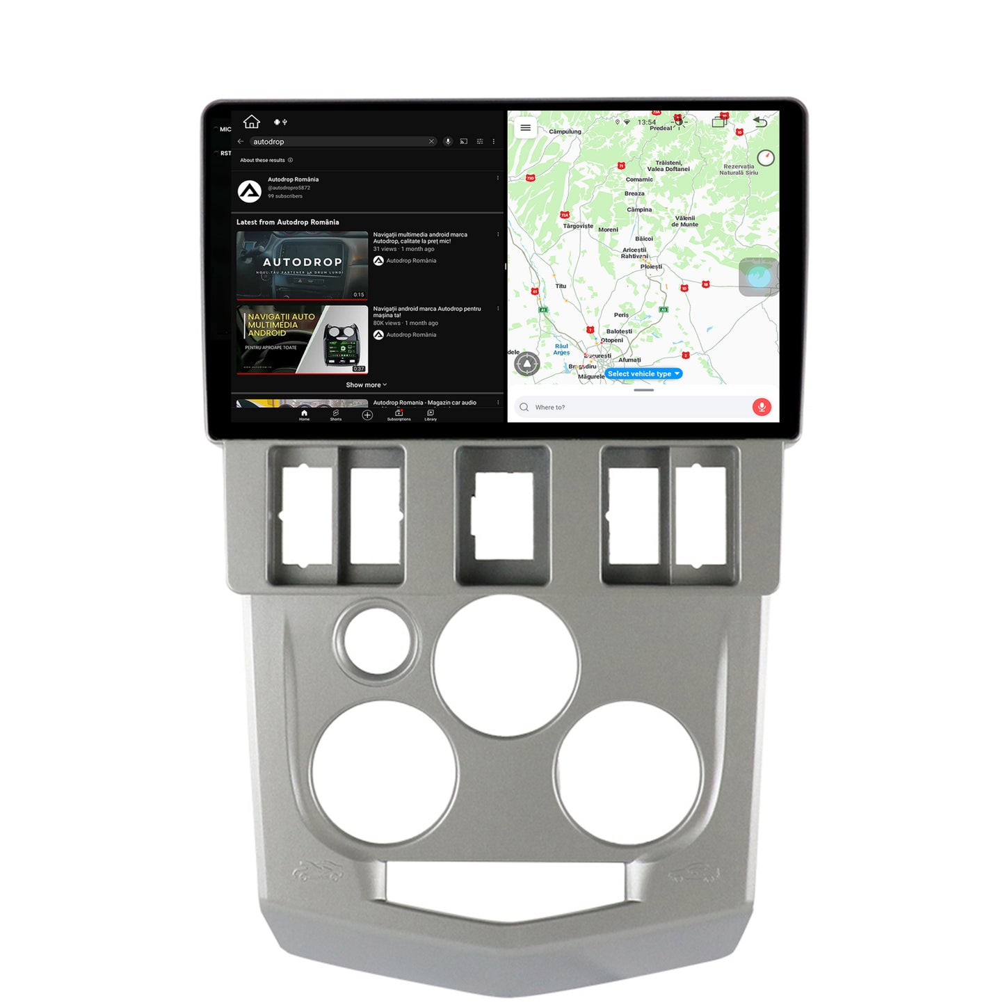 Navigatie Dacia Logan PH1 (2004-2009), Android, X-Octacore / 8GB RAM + 256GB ROM, 9.5 Inch - AD-BGX9008+AD-BGRKIT368