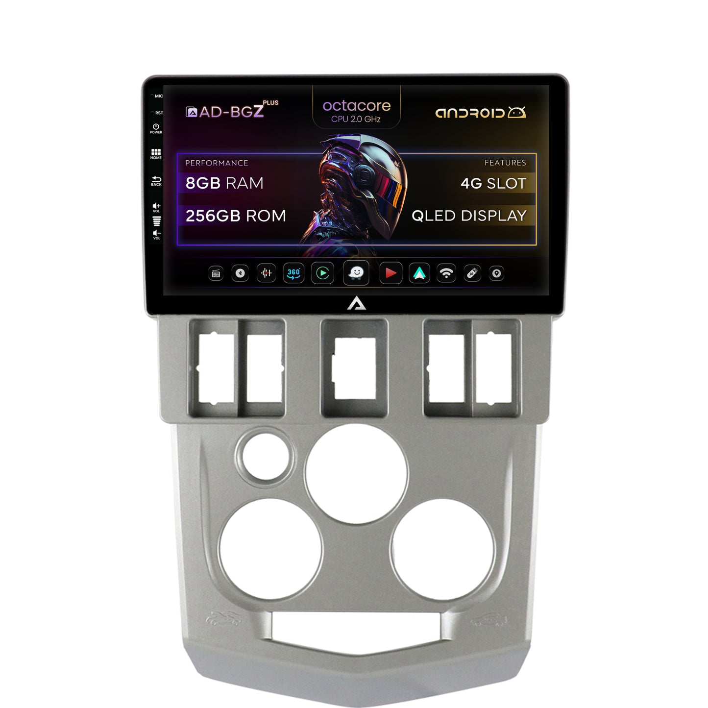 Navigatie Dacia Logan PH1 (2004-2009), Android, Z-Octacore / 8GB RAM + 256GB ROM, 9 Inch - AD-BGZ9008+AD-BGRKIT368