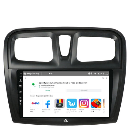 Navigatie Dacia Logan / Sandero, Android, Z-Octacore / 8GB RAM + 256GB ROM, 9 Inch - AD-BGZ9008+AD-BGRKIT375