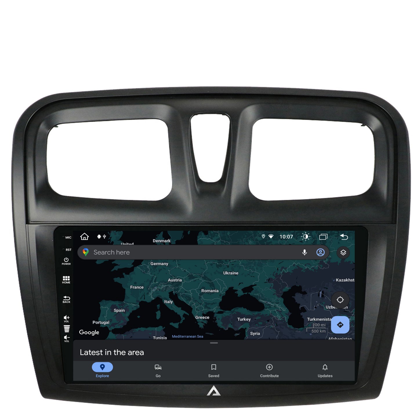 Navigatie Dacia Logan / Sandero, Android, Z-Octacore / 8GB RAM + 256GB ROM, 9 Inch - AD-BGZ9008+AD-BGRKIT375
