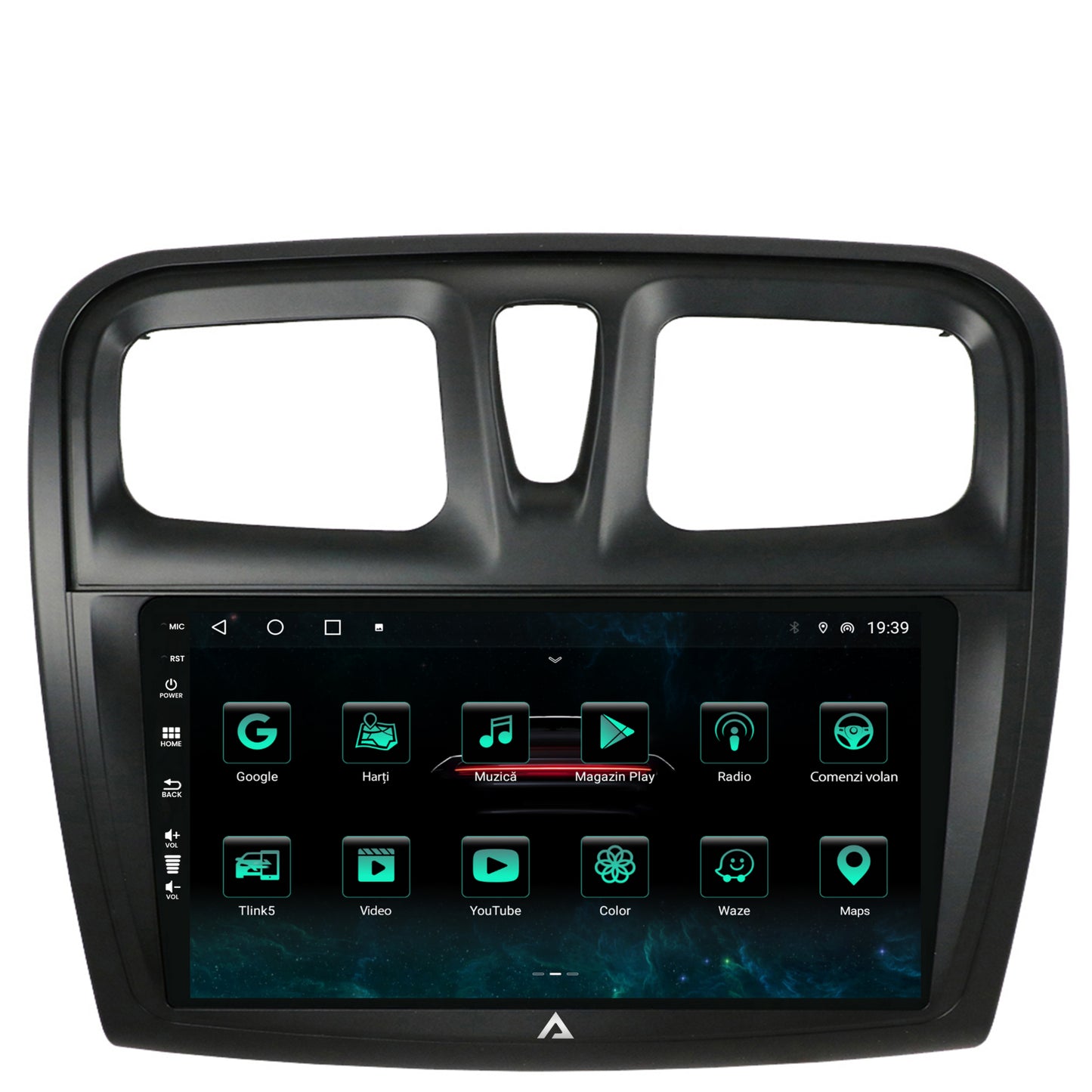 Navigatie Dacia Logan / Sandero, Android, A-Octacore / 4GB RAM + 64GB ROM, 9 Inch - AD-BGA9004+AD-BGRKIT375
