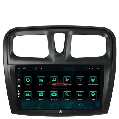 Navigatie Dacia Logan / Sandero, Android, A-Octacore / 4GB RAM + 64GB ROM, 9 Inch - AD-BGA9004+AD-BGRKIT375